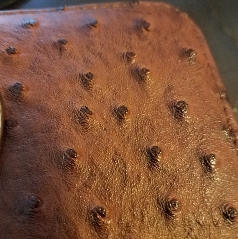 Faux Ostrich wallet. Super cute - Picture 4 of 4